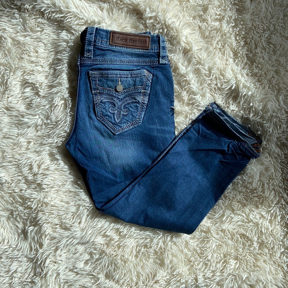 Rock Revival Easy Crop Jeans